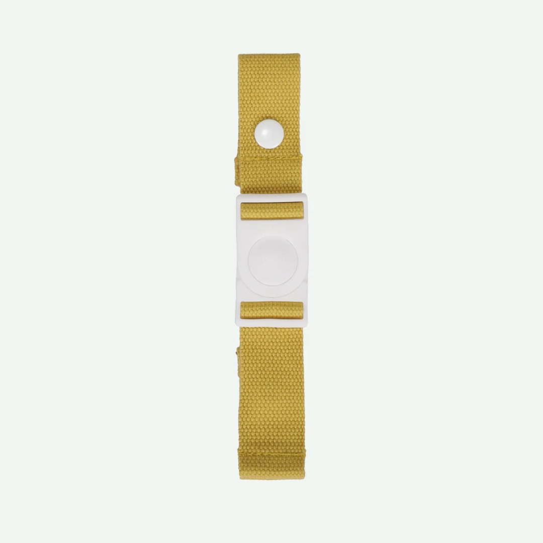 Sticky Lemon chest strap Bookworm Green, verstelbare borstriem voor de schoolrugzak, bij De Gele Flamingo.