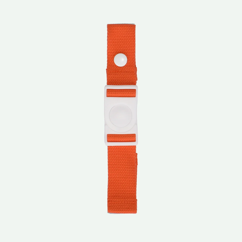 Sticky Lemon chest strap Campfire Orange, verstelbare borstriem voor de schoolrugzak, bij De Gele Flamingo.