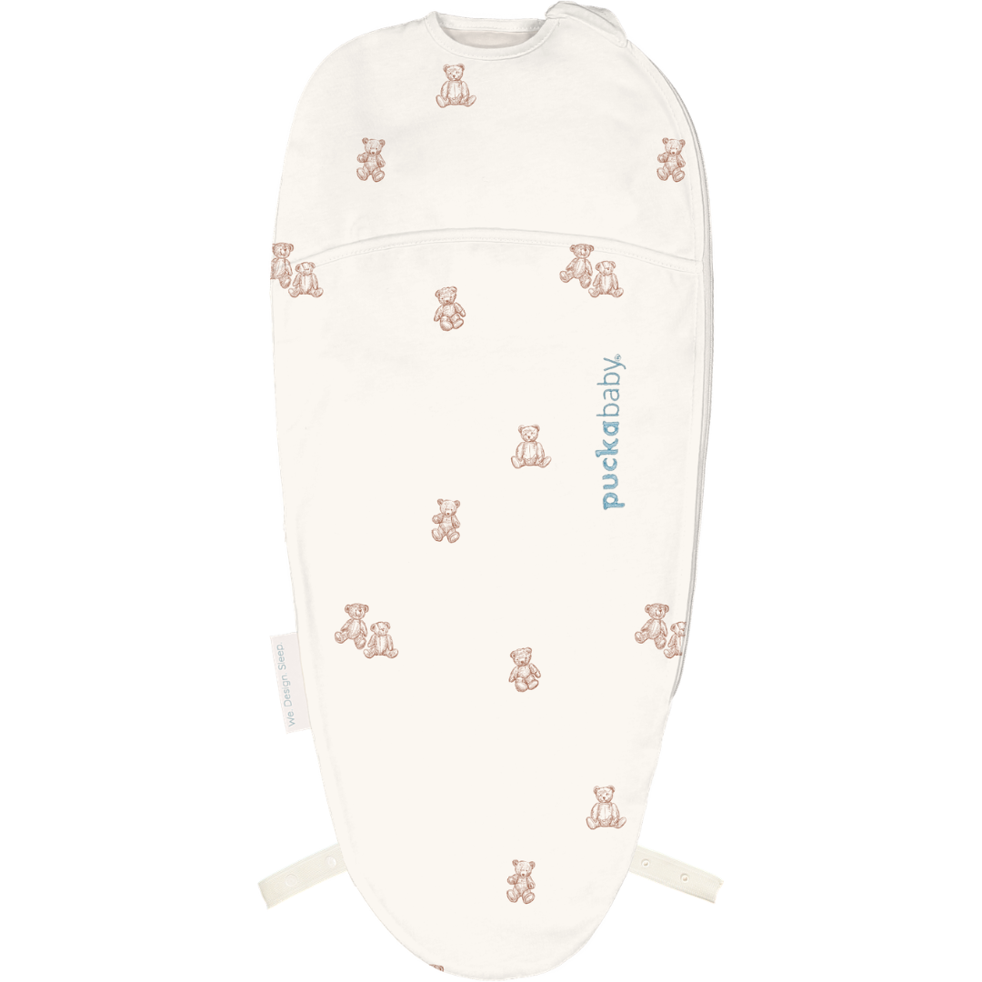 Puckababy Inbakerslaapzak The Original Piep 0/3 M - Cotton | Teddy Bears