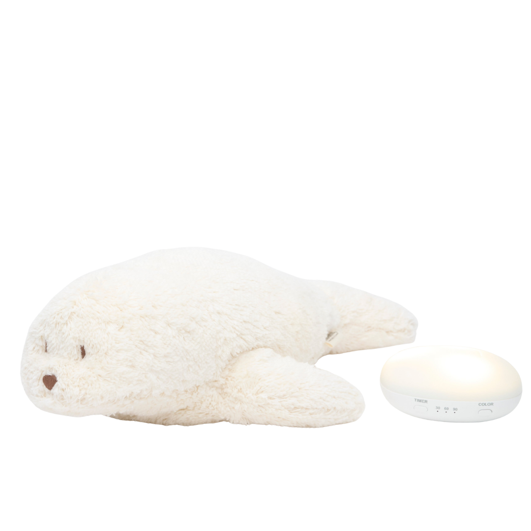 Moonie 2.0 - Knuffel Hartslag en Licht | Humming Zeehondje Seal Polar