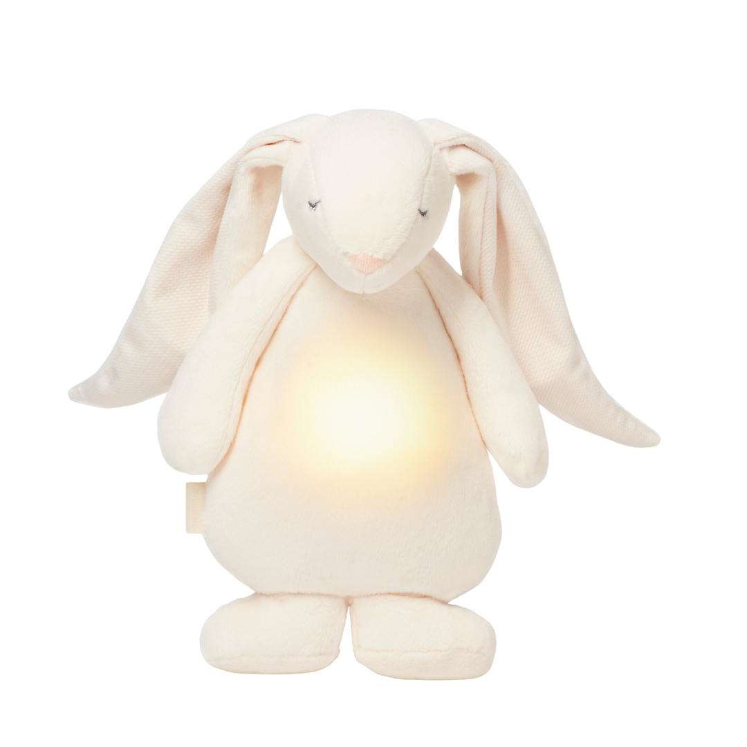 Moonie 2.0 upgrade - Knuffel Hartslag en Licht | Humming Friend Cream - Polyester