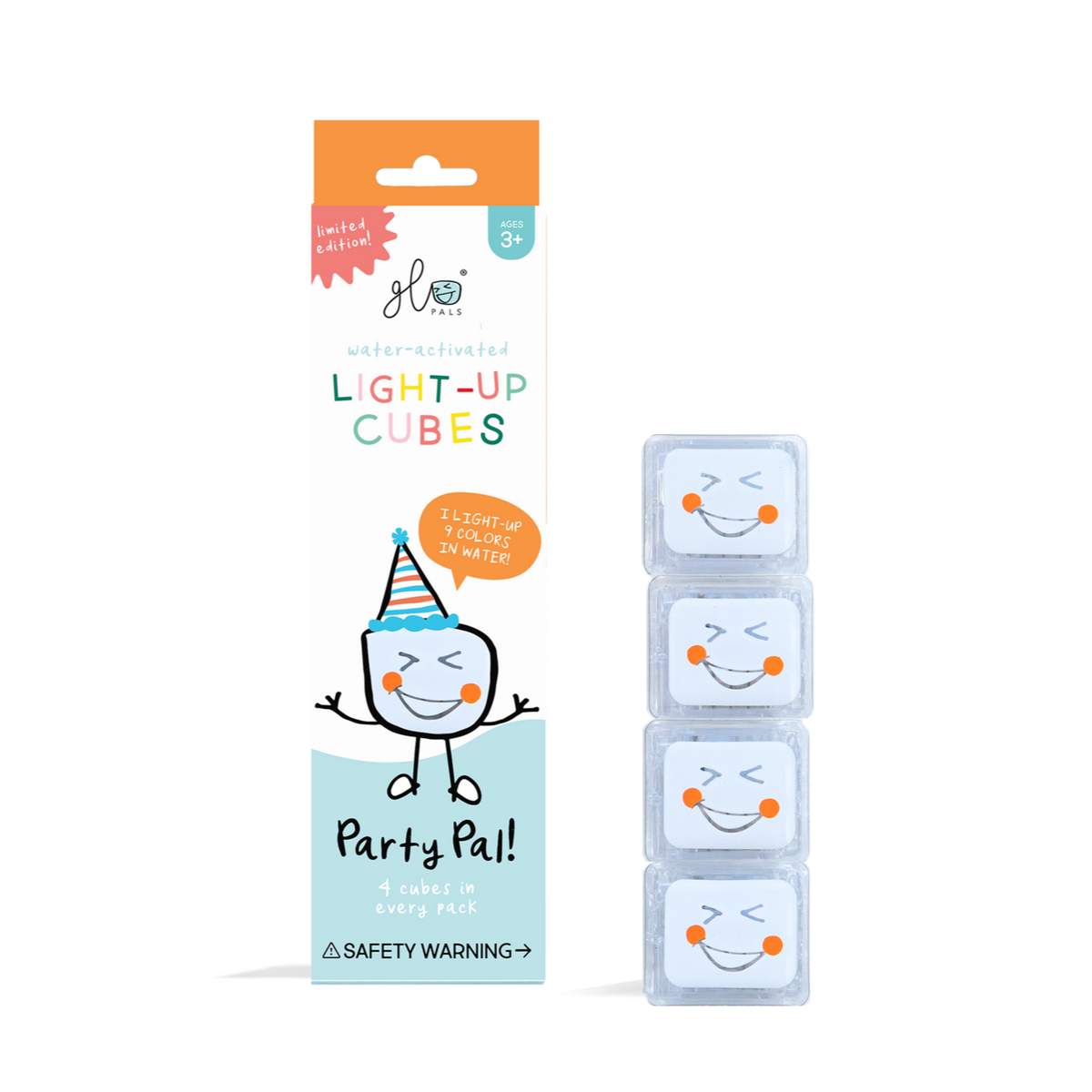 Glo Pals Light Up Cubes Badspeelgoed 9 Kleuren | Party Pal