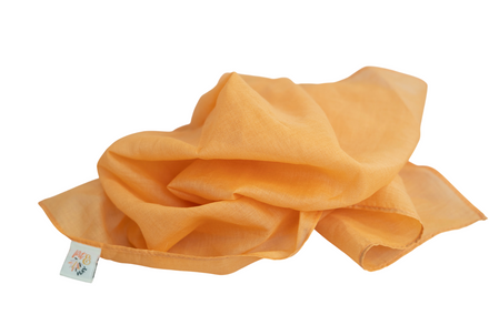 Pit & Play Pastel Speeldoek 48x48cm | Oranje