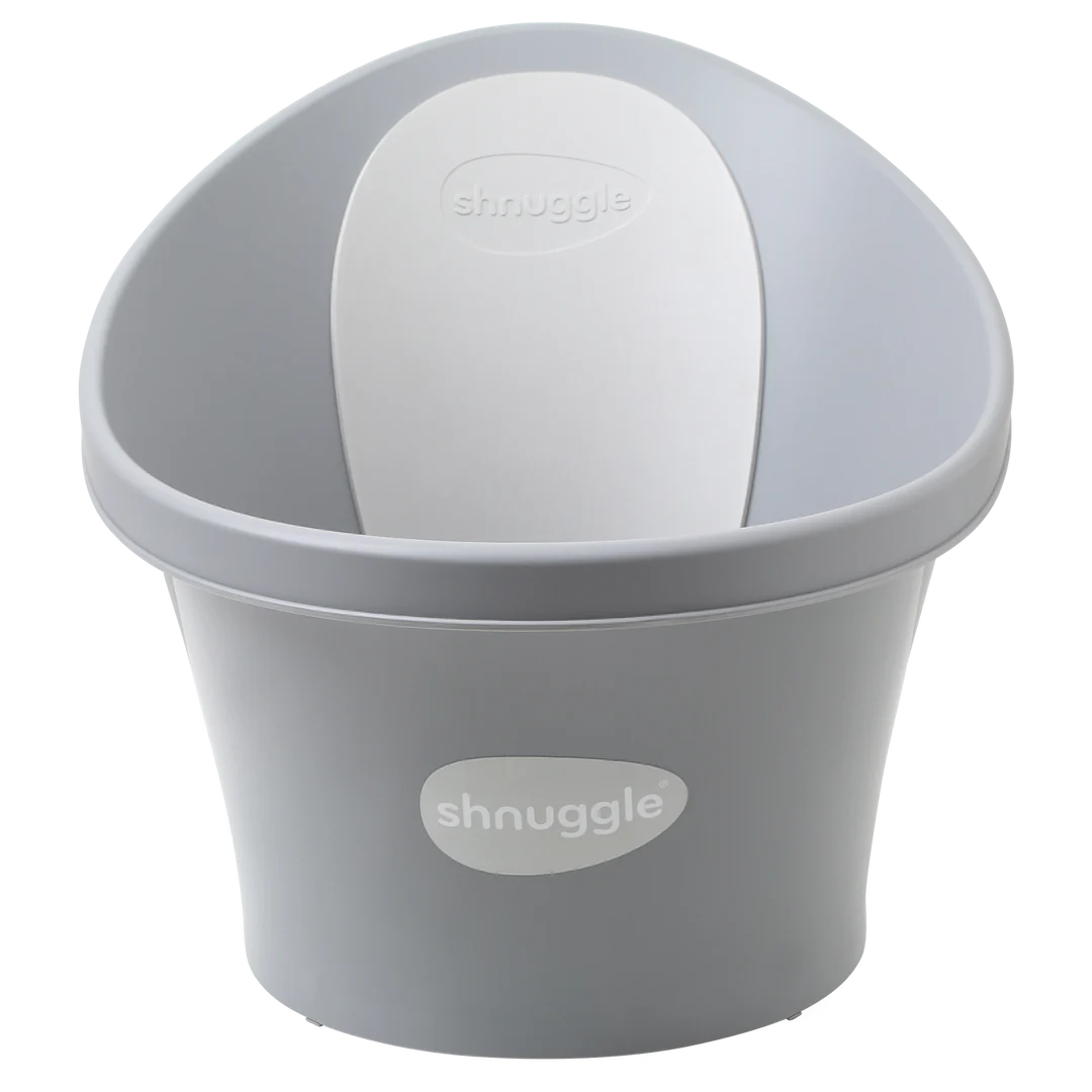 * Shnuggle Newborn Babybadje | Pebble Grey