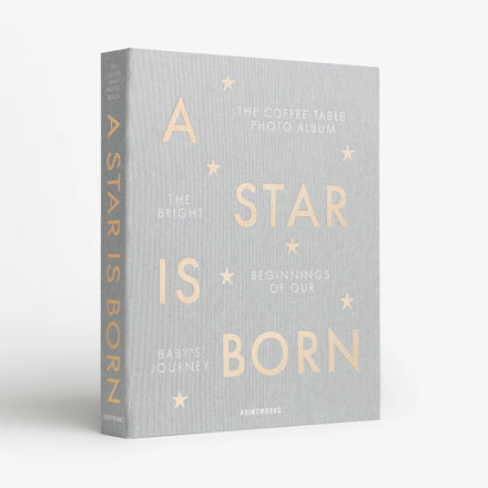Printworks Fotoalbum A Star Is Born met zachte stoffen omslag, babyalbum bij De Gele Flamingo