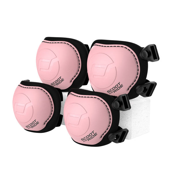 * Scoot & Ride Knie- en elleboogbeschermers | Rose