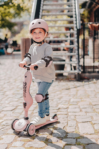 * Scoot & Ride Knie- en elleboogbeschermers | Rose