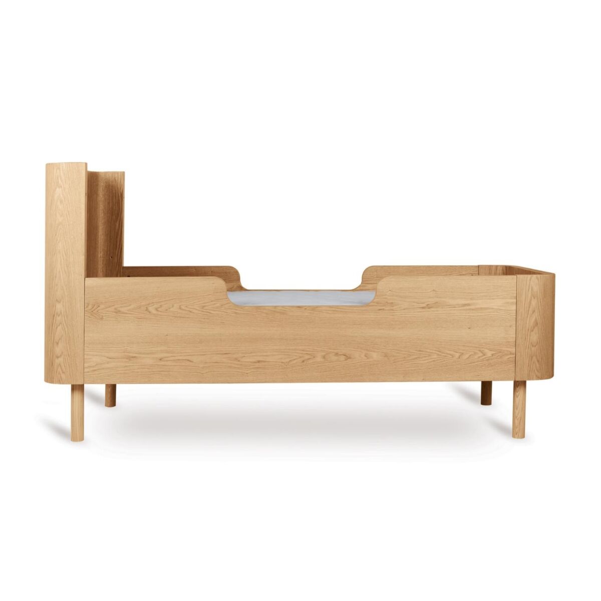 Quax Junior Yume Kit 170x70 cm in Natural Ash, junior bed bij De Gele Flamingo
