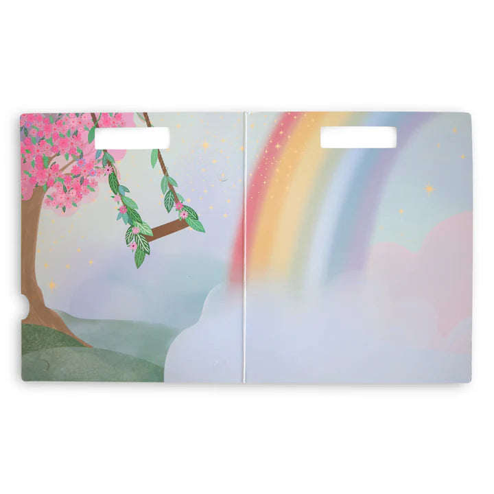 Mushie Sticker Boek Fairies met 50 herbruikbare 3D stickers, te vinden bij De Gele Flamingo.