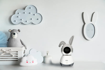 Alecto SMARTBABY10 wit grijs met Full HD camera en infrarood nachtzicht, De Gele Flamingo