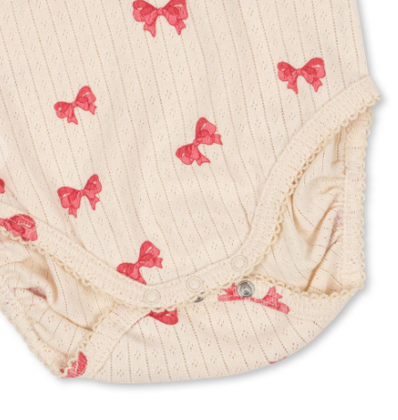 * Konges Sløjd Minnie Puff Sleeve Body | Rosia Bow