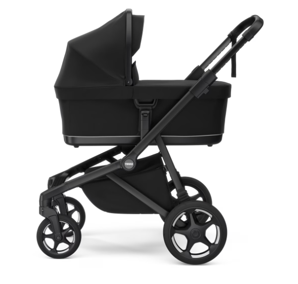 Thule Sleek 2 Stadskinderwagen Met Reiswieg | Black On Black
