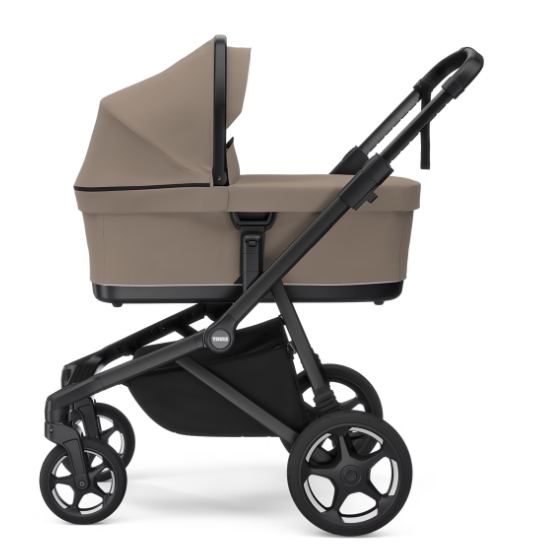 Thule Sleek 2 Stadskinderwagen Met Reiswieg | Tinted Taupe On Black