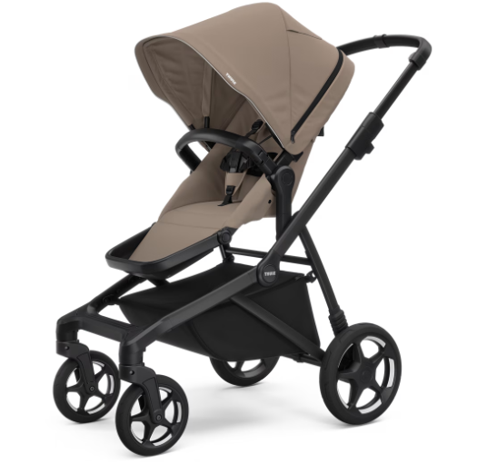Thule Sleek 2 Stadskinderwagen | Tinted Taupe On Black