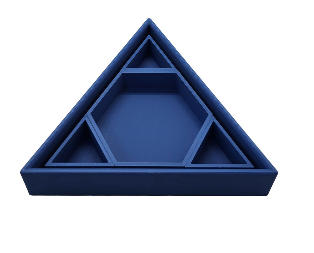 * Grennn Inlegdriehoekje 'mandigo' Blauw
