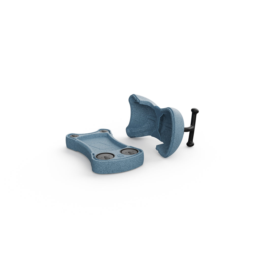 Scoot and Ride My First Baby Walker in Steel met losse bodemplaat en wielen