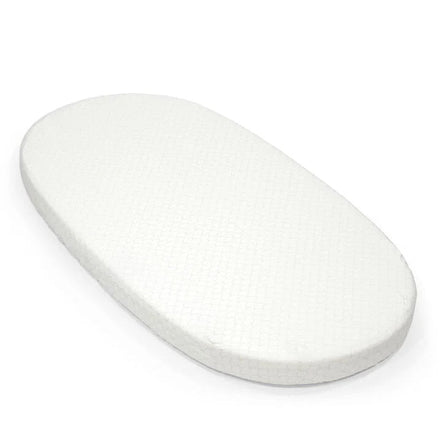 Stokke Sleepi Hoeslaken Wit van 100% katoen voor de ovale matras bij De Gele Flamingo