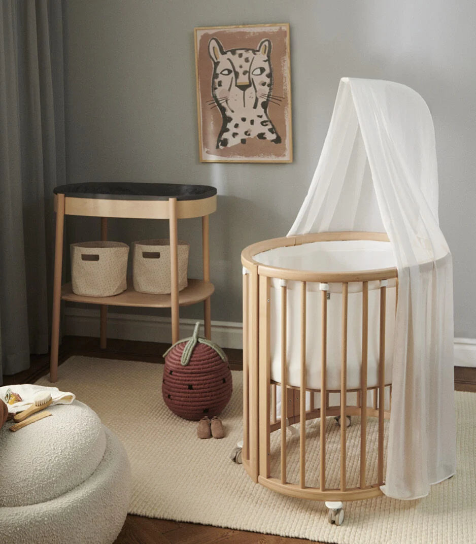 Stokke Sleepi Piekstok V3 Natural van beukenlaminaat bij De Gele Flamingo