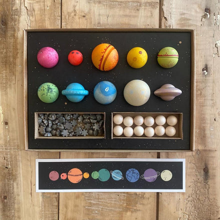 Grapat Dear Universe houten speelset met planeten en sterren