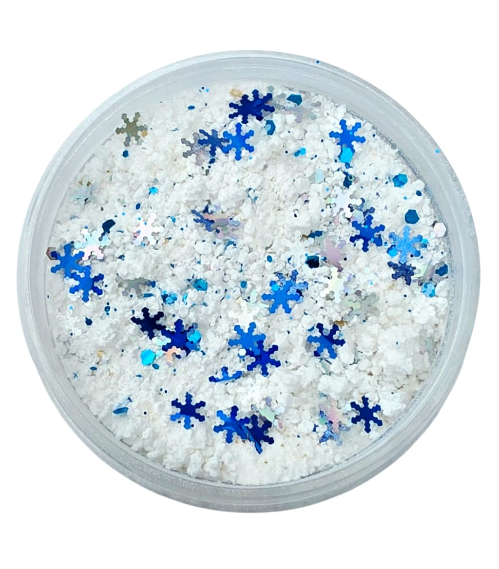 SensoryFun SensoryFizz Snowy Winter in herbruikbare PET-pot met schroefdeksel, De Gele Flamingo