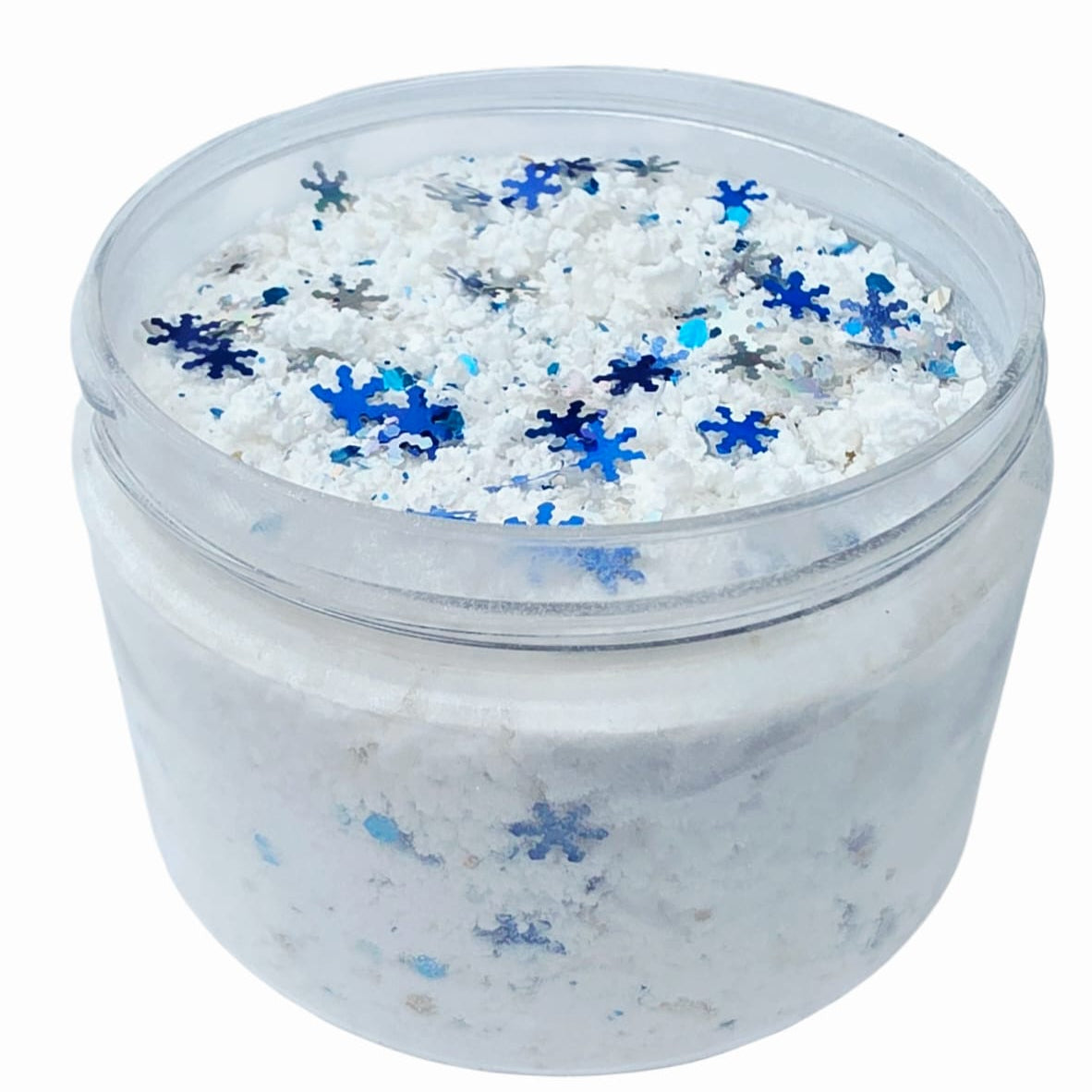SensoryFun SensoryFizz Snowy Winter bruispoeder in pot van 150 ml, bij De Gele Flamingo