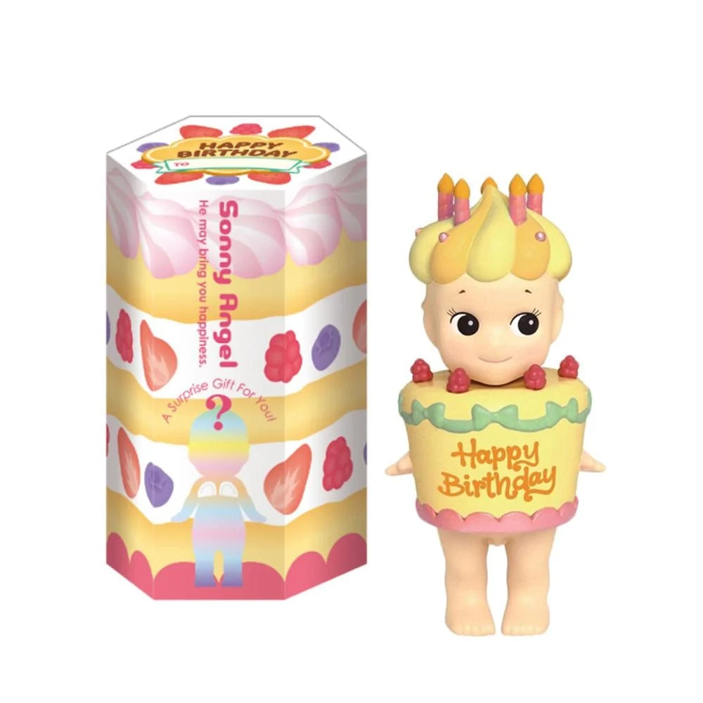 Sonny Angel Gelukspopje Happy Birthday Series, 1 stuk in blind box, bij De Gele Flamingo