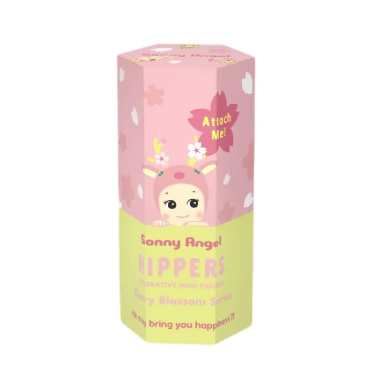 Sonny Angel Gelukspopje Hippers Cherry Blossom Series, 1 stuk in blind box, De Gele Flamingo