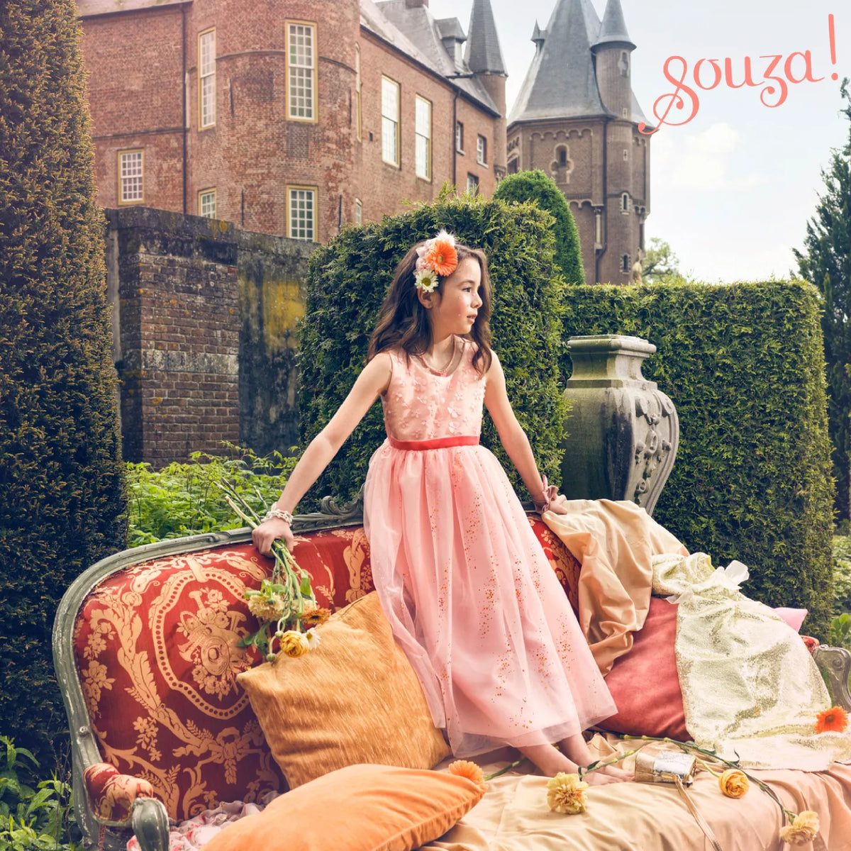 Souza Evelynn verkleedjurk voor kinderen van 5-7 jaar