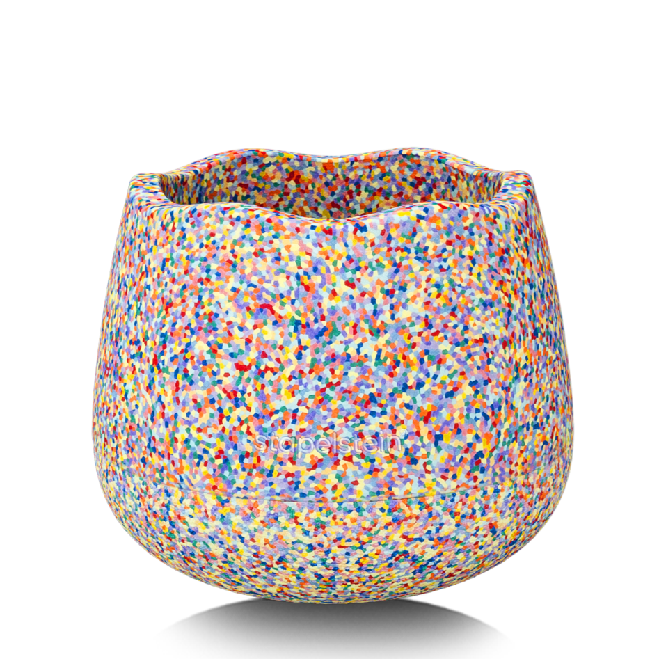 Stapelstein Base in Super Confetti, vooraanzicht