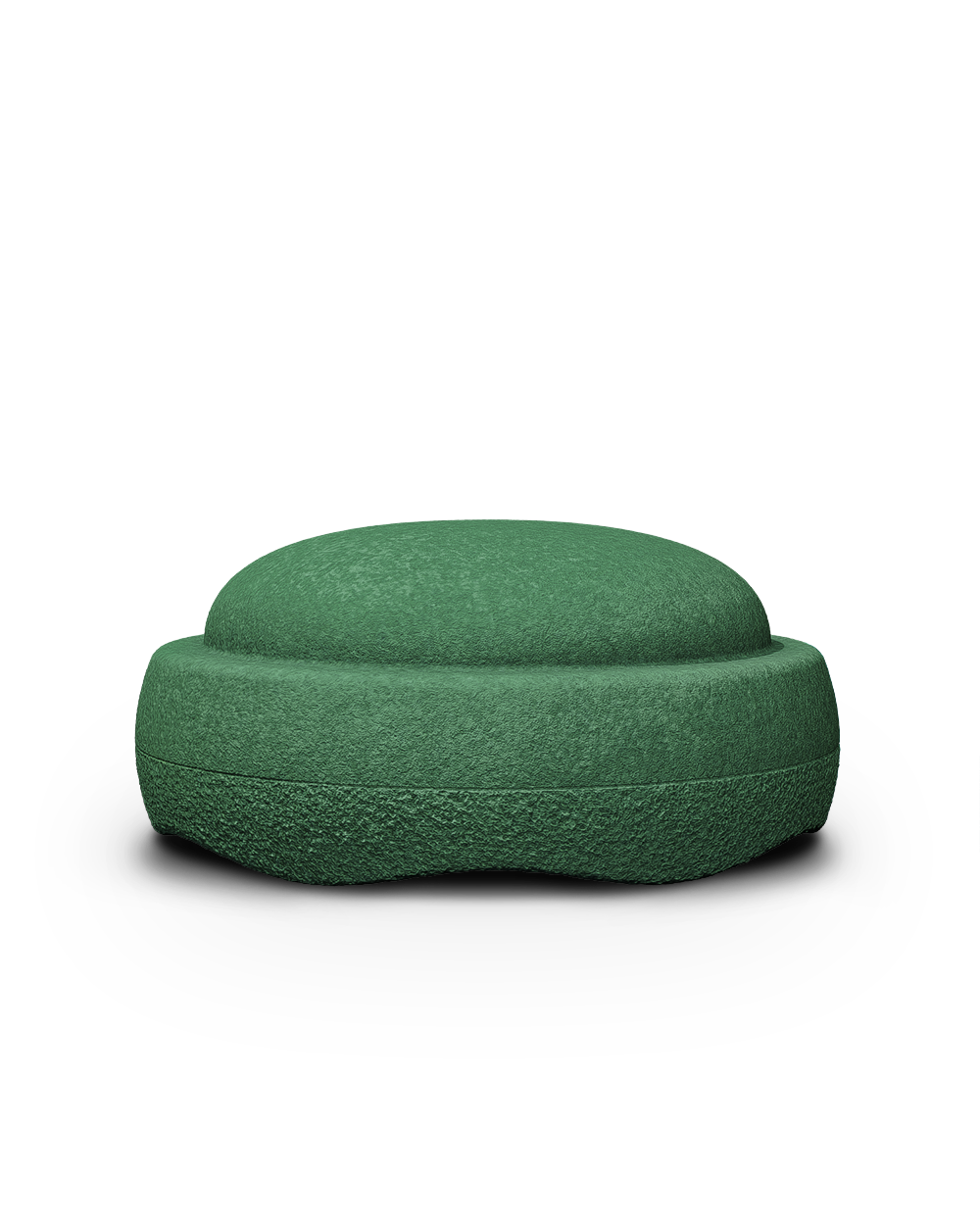 Stapelstein Original steen Dark Green met schaduw vooraanzicht