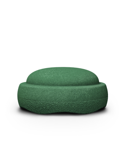 Stapelstein Original steen Dark Green met schaduw vooraanzicht