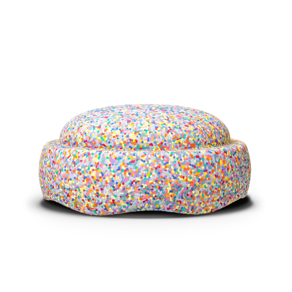 Stapelstein Original steen Super Confetti met kleurrijk confetti-patroon