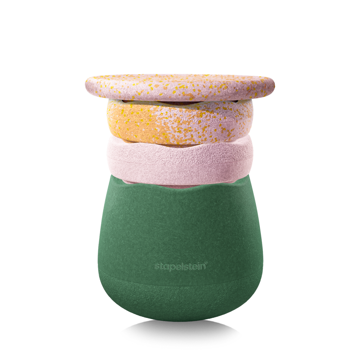 Stapelstein Spring Special Dynamic All Water Lily met Base, twee stenen, board en gratis Pad in waterlelietinten
