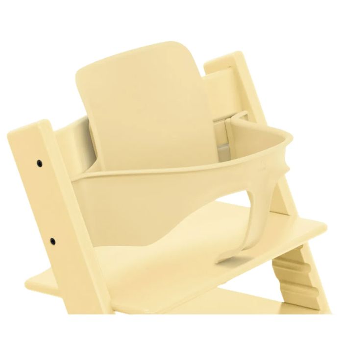 Stokke Tripp Trapp Baby Set V2 in Lemon Yellow, extra steun voor je kindje bij De Gele Flamingo.