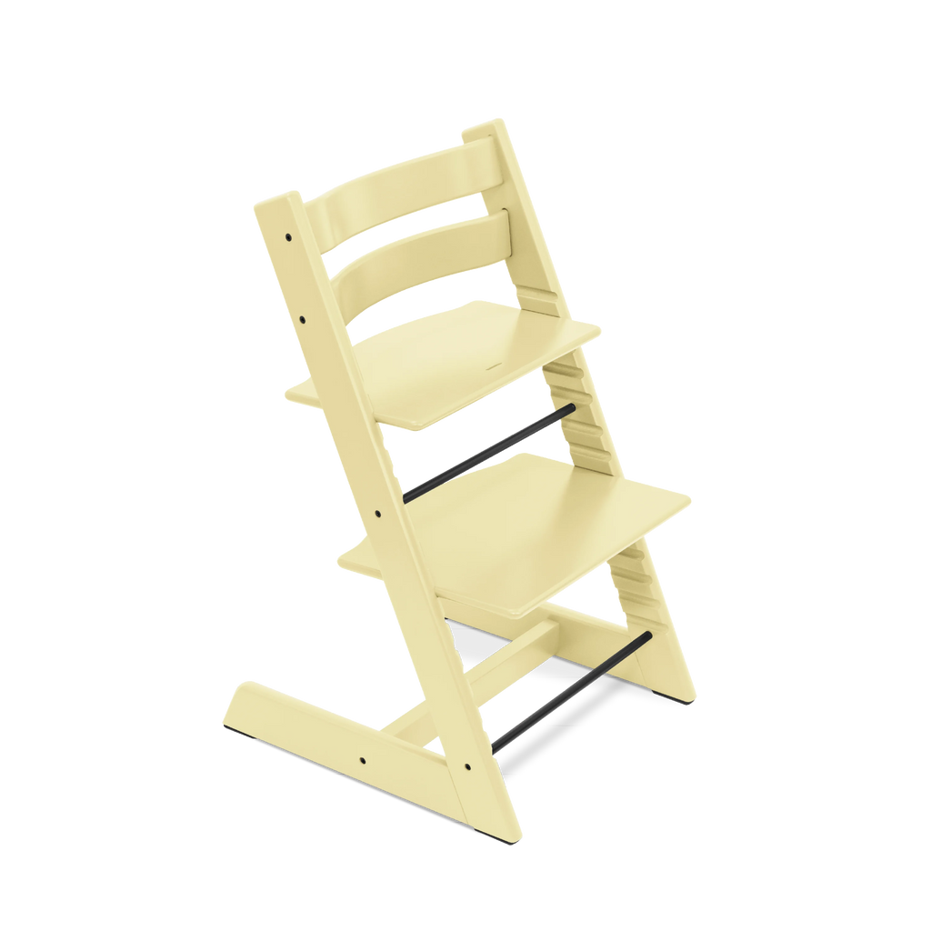 Stokke Tripp Trapp Stoel in Lemon Yellow, meegroeiende kinderstoel bij De Gele Flamingo.