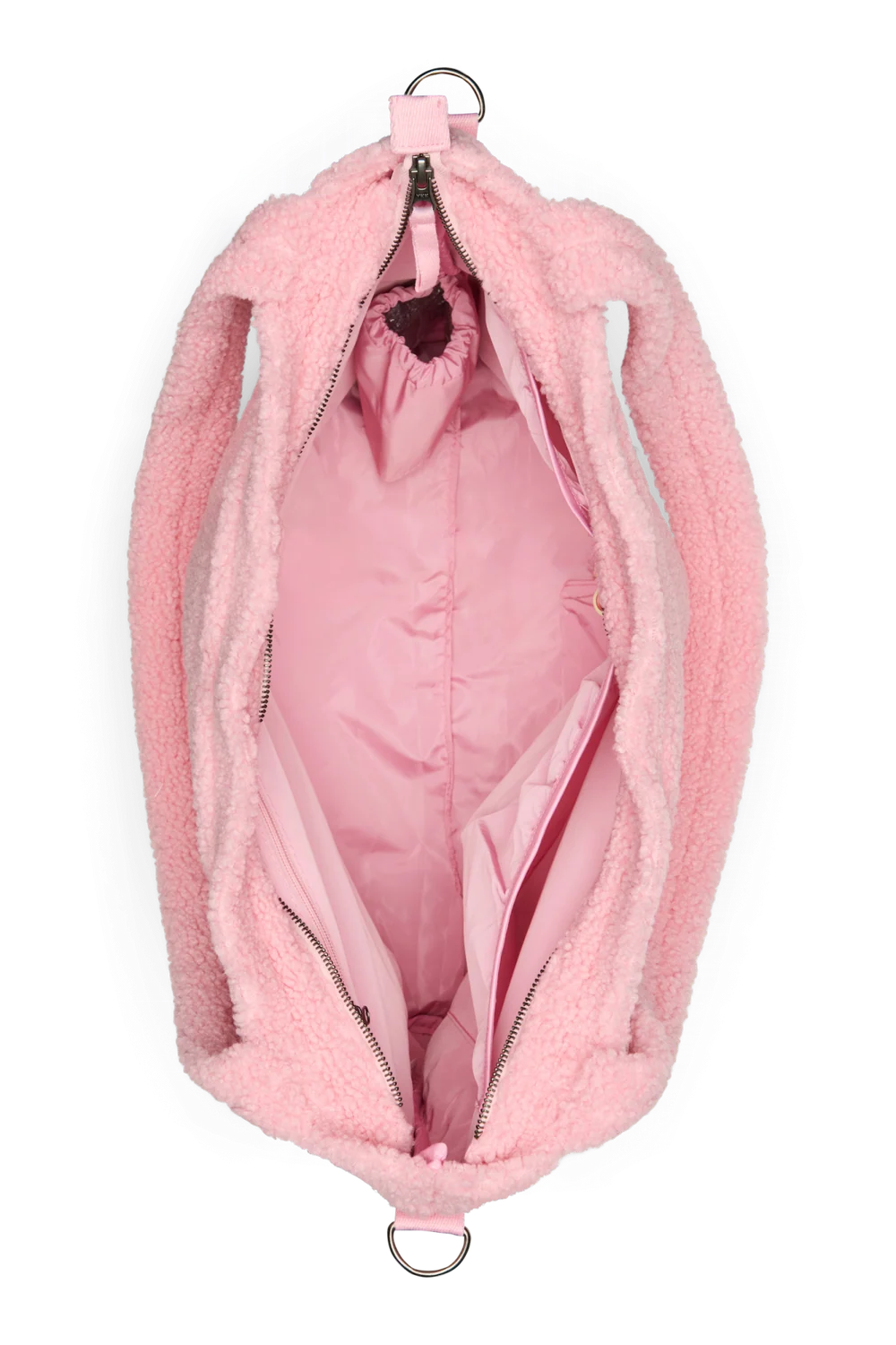 Studio Noos luiertas met rits in lichtroze Teddy Hearts bij De Gele Flamingo