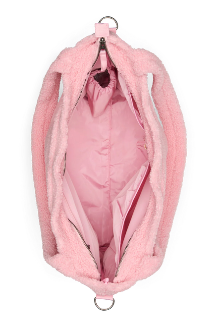 Studio Noos teddy luiertas lichtroze met geborduurde hartjes, De Gele Flamingo