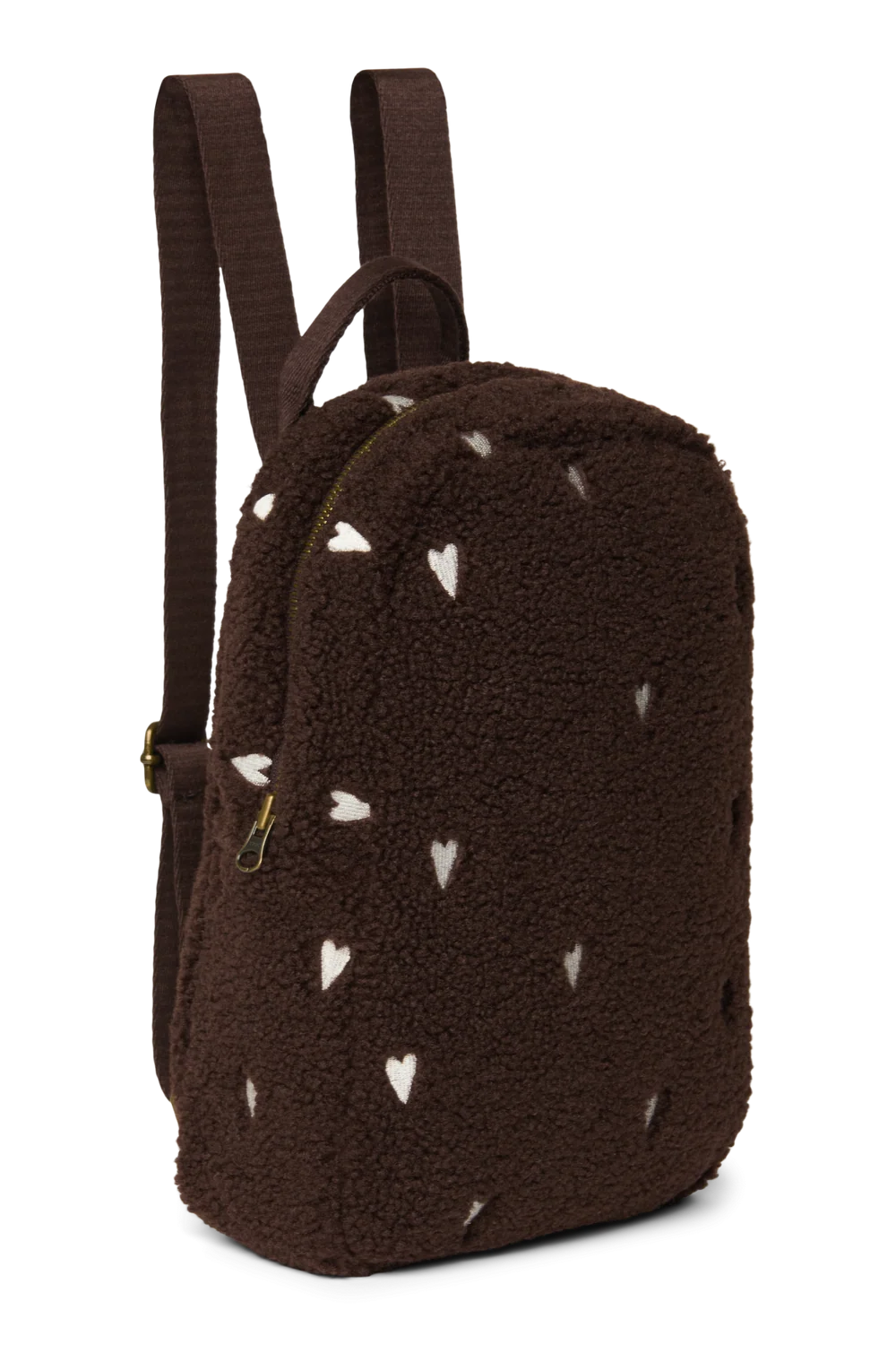 Studio Noos Mini Rugzakje | Chocolate Teddy Hearts