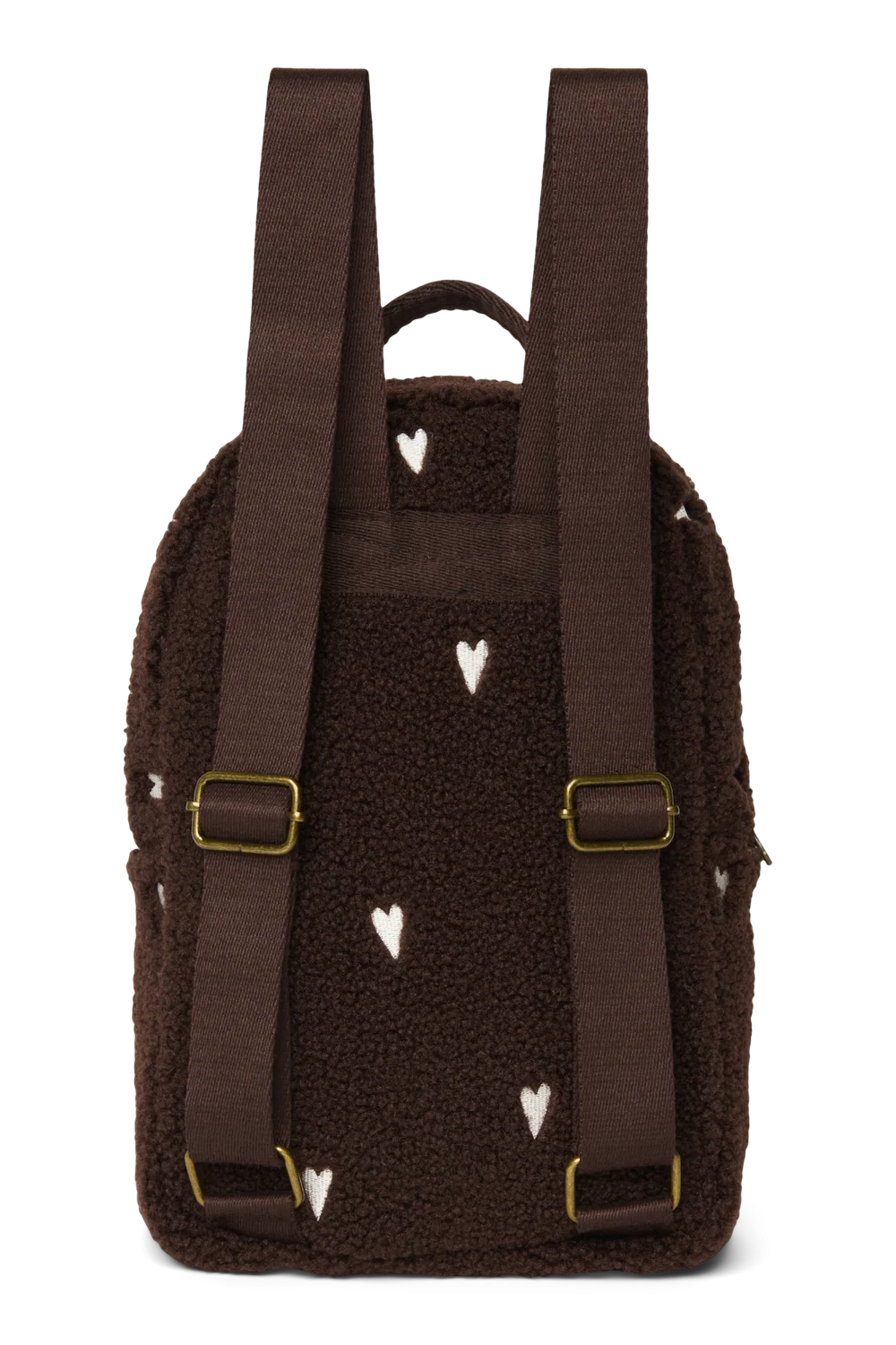 Studio Noos Mini Rugzakje | Chocolate Teddy Hearts