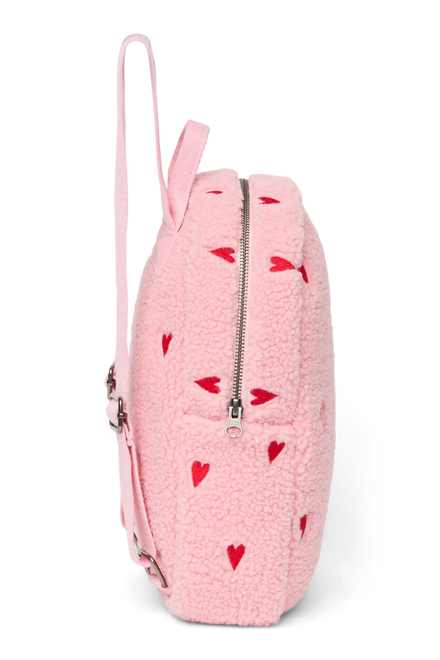 Studio Noos mini rugzakje lichtroze met handig voorvak, van De Gele Flamingo