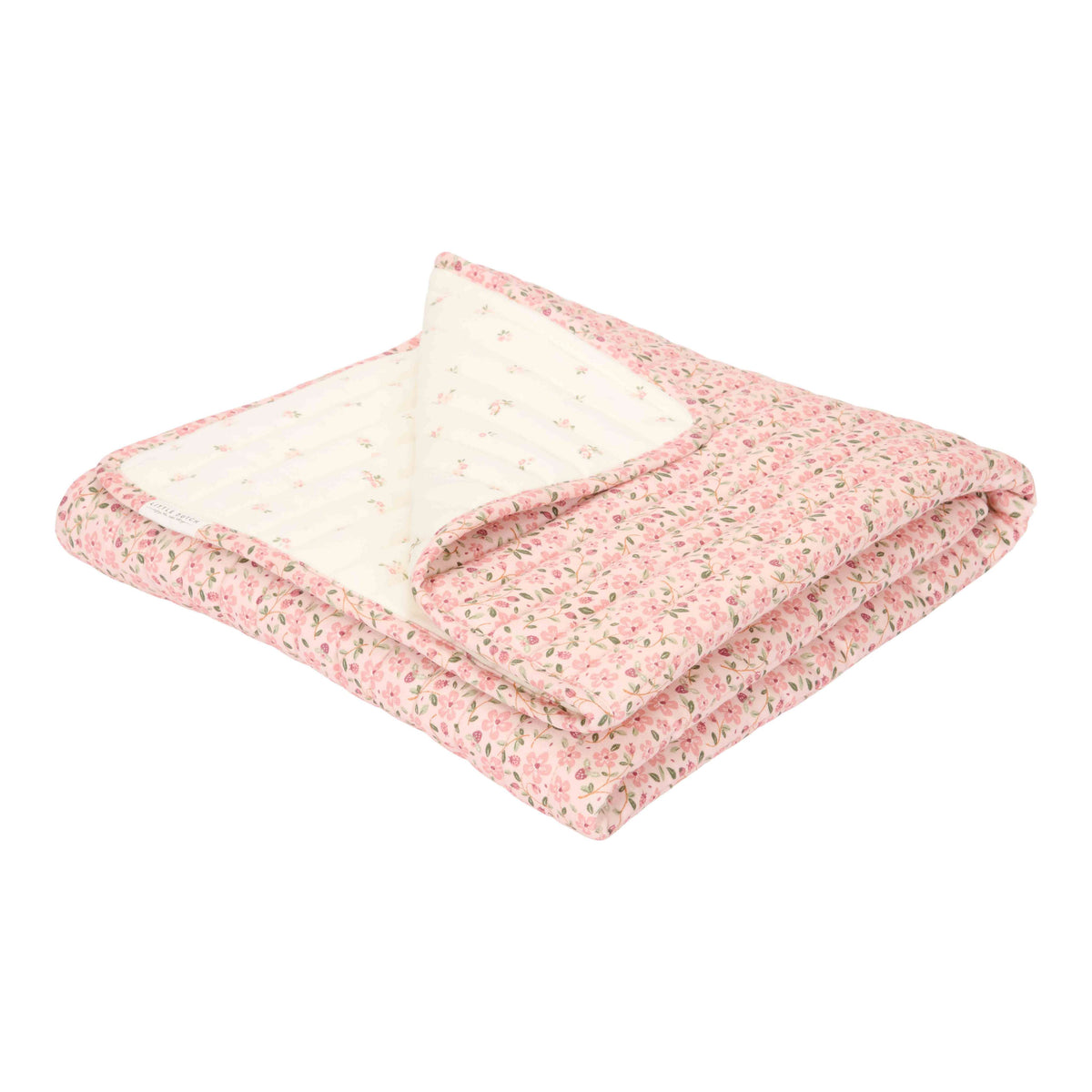 * Little Dutch Ledikantdeken Fairy Floral & Fairy Blossom | Roze