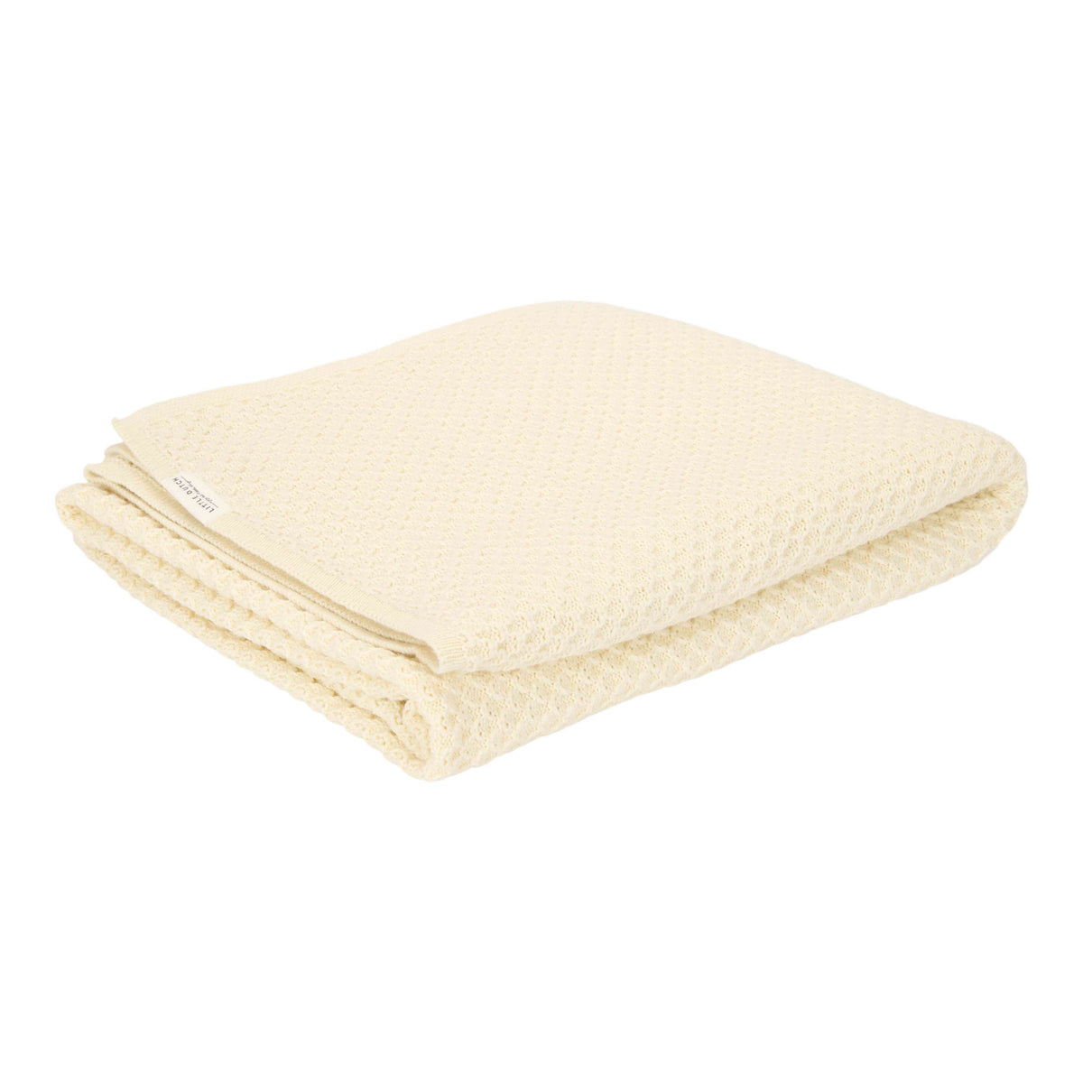 * Little Dutch Wiegdeken Gebreid - Pure Soft White | Wit