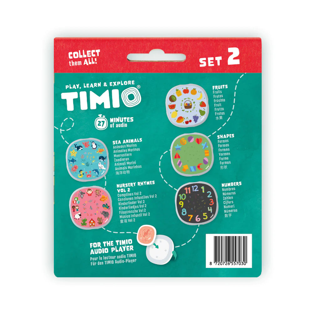 Timio Uitbreidingsset 2 - verpakking met 5 magnetische schijven
