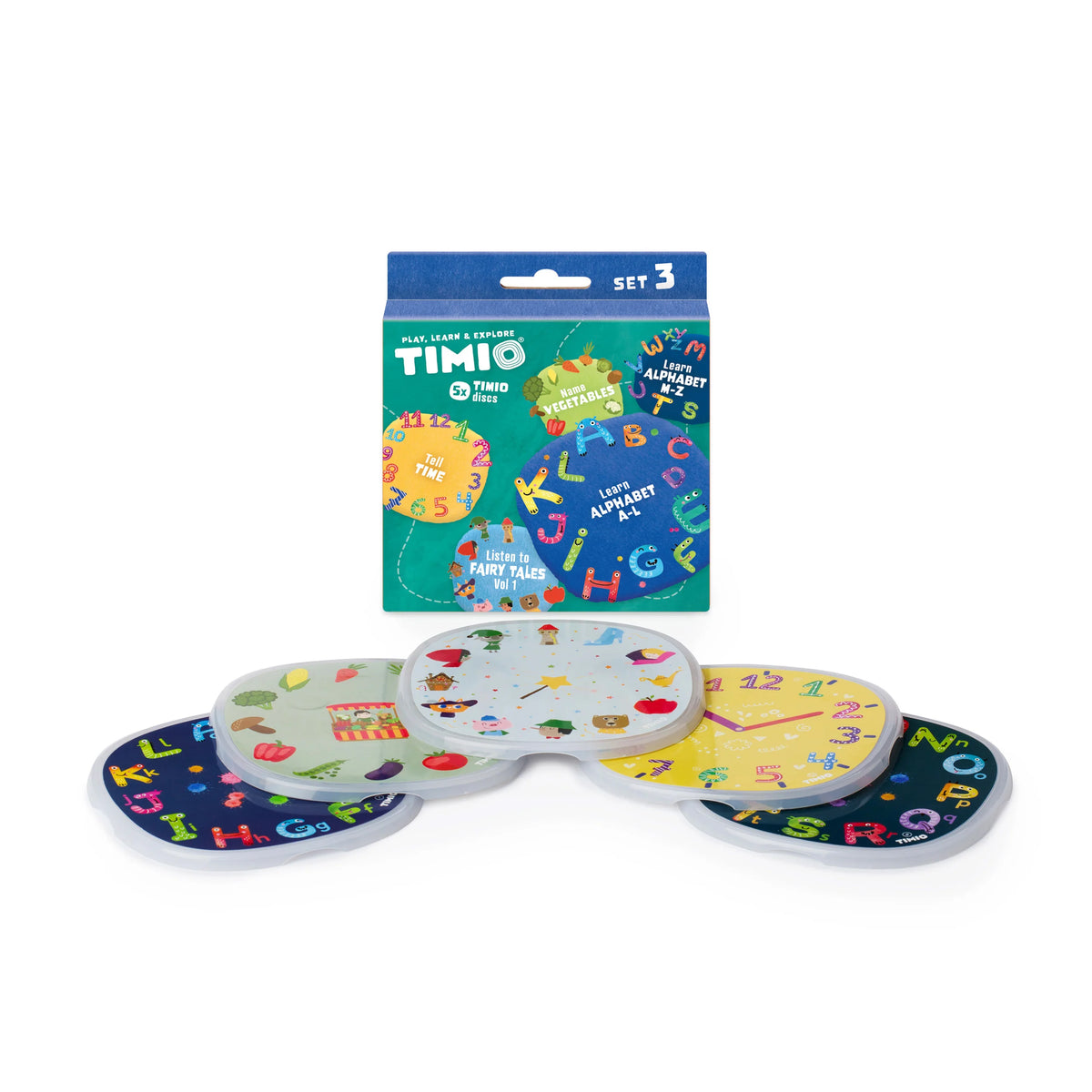 Timio Uitbreidingsset 3 - verpakking met 5 magnetische schijven
