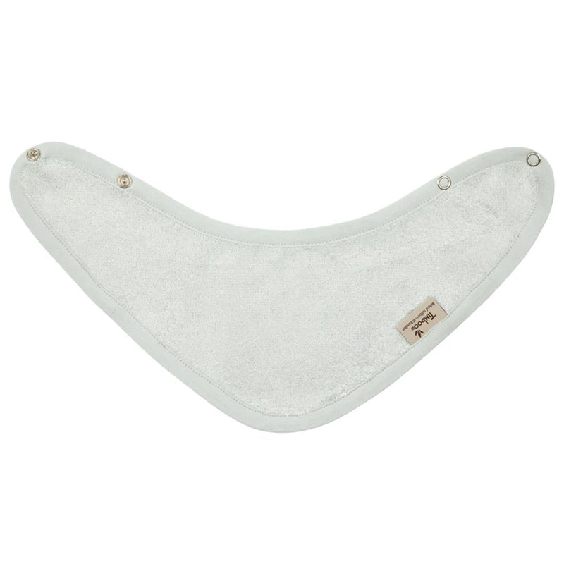 Timboo Bandana Slab Bamboe Kwijlsjaaltje Dubbele Laag | Riviera Blue