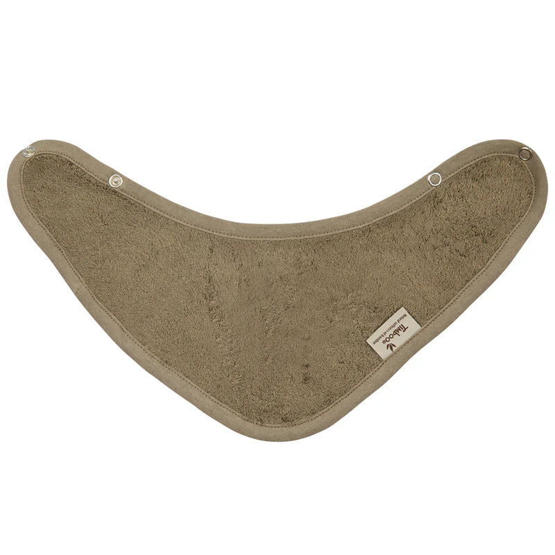 Timboo Bandana Slab Bamboe Kwijlsjaaltje Dubbele Laag | Jungle Green
