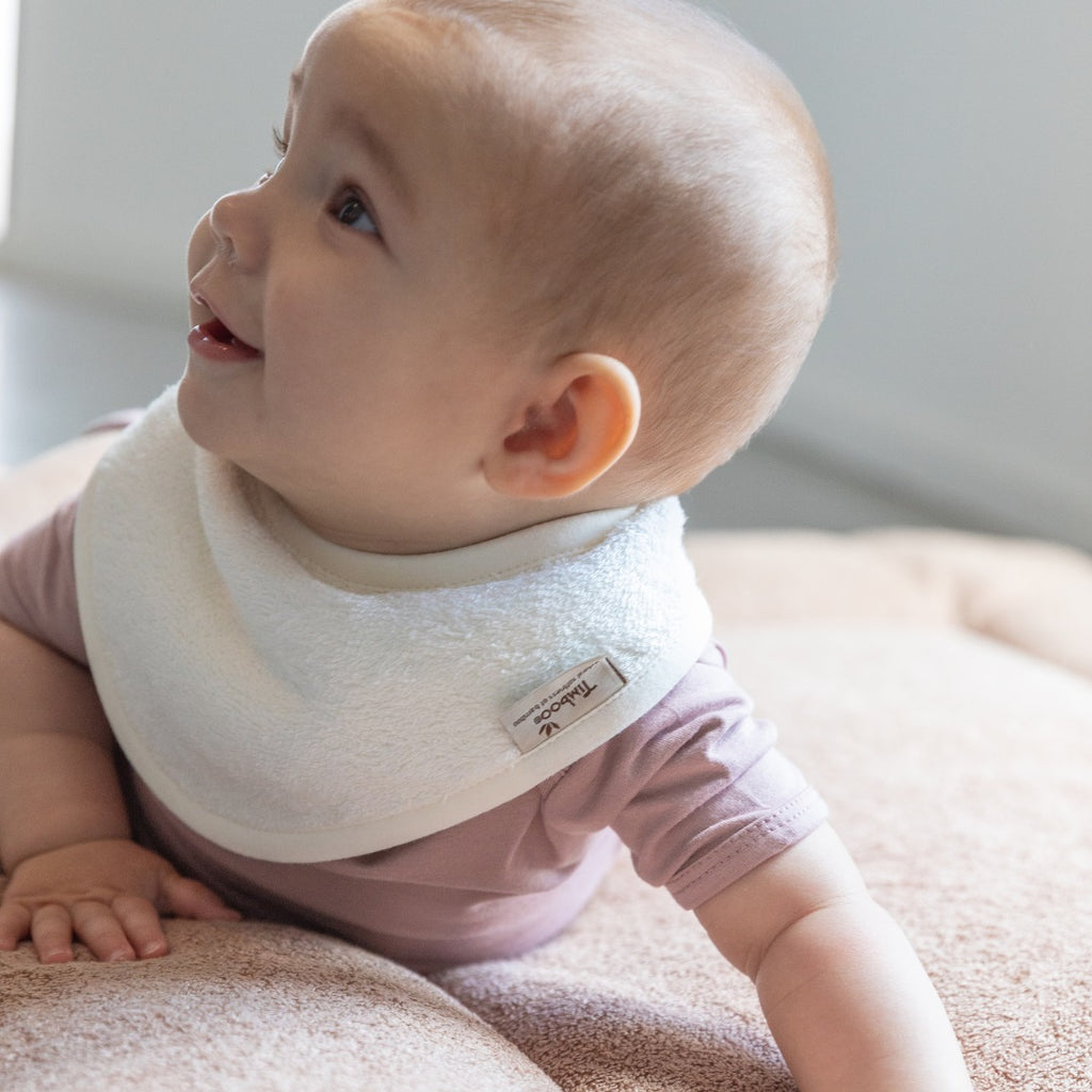 Timboo Bandana Slab Bamboe Waterproof | Daisy White
