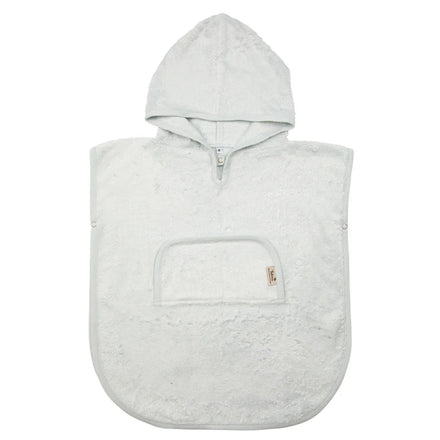 * Timboo Poncho Met V-Hals Bamboo 4-6Y | Riviera Blue