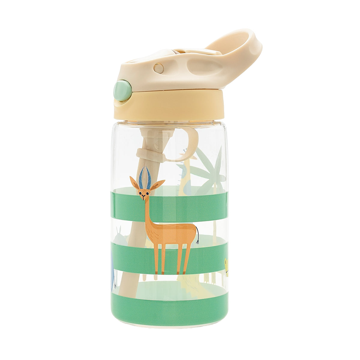 The Cotton Cloud Tritan drinkfles Croc Rock met een inhoud van 480 ml, bij De Gele Flamingo.