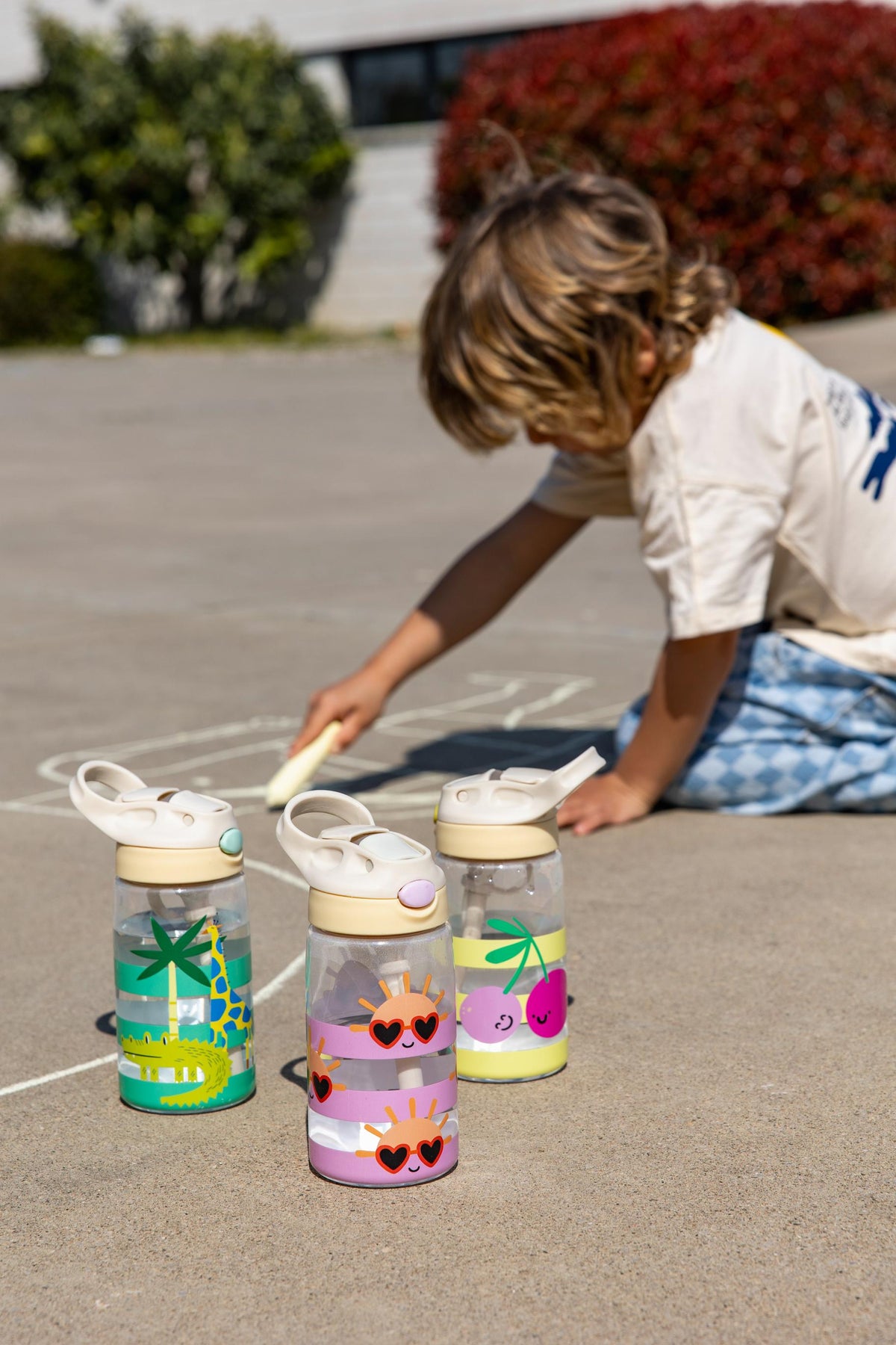 The Cotton Cloud Tritan drinkfles Croc Rock met een inhoud van 480 ml, bij De Gele Flamingo.